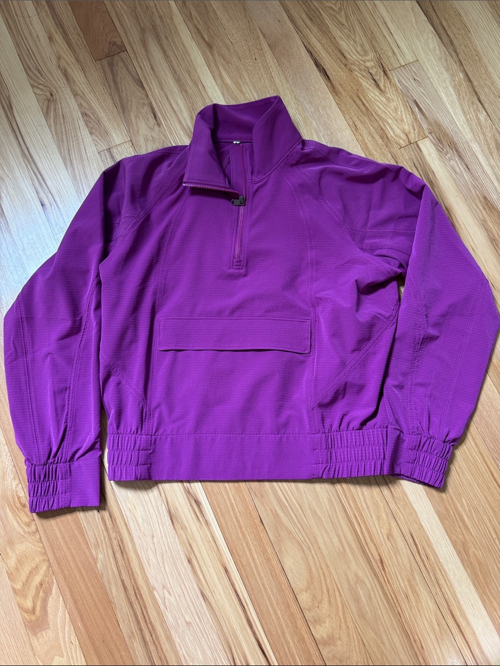 Athleta Boundless Popover pullover top in Berry, size small - Picture 2 of 7